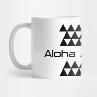 Aloha Tribal Triangles Mug